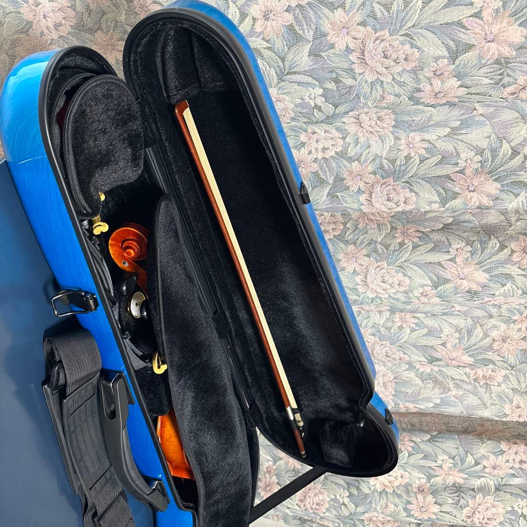 バイオリン 青色ハードケース付き SUZUKI NO.280 3/4サイズ