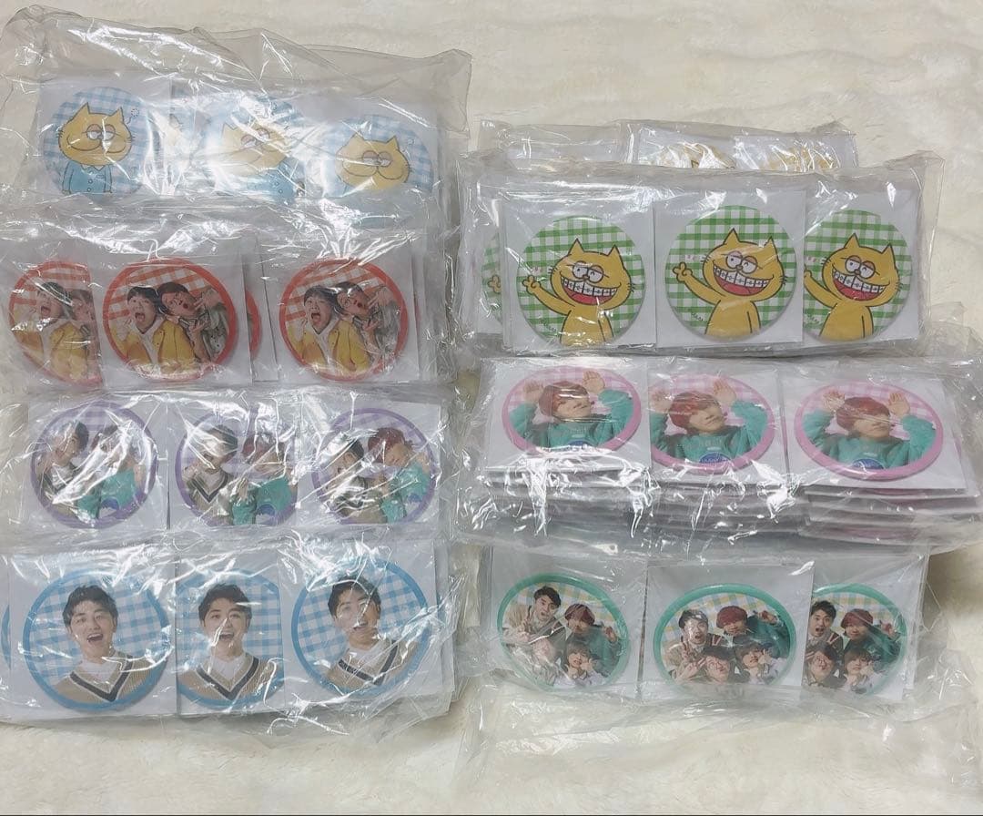 プリッとChannel DMMスクラッチ 缶バッジセット