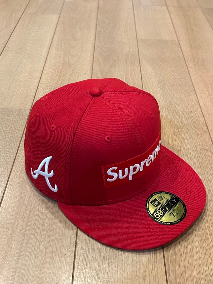 2024Supremeニューエラ 59FIFTY 赤キャップ MLB