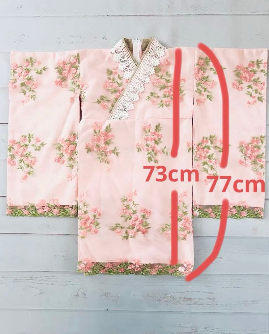 キャサリンコテージ　着物ワンピース& 被布セット＋七五三用草履スリッポン