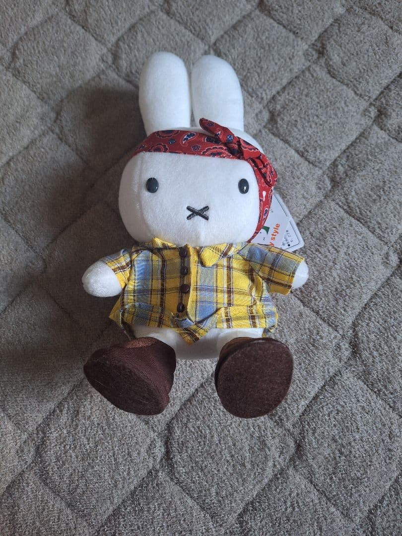 ミッフィー ミッフィースタイル限定 チェックシャツ ぬいぐるみ