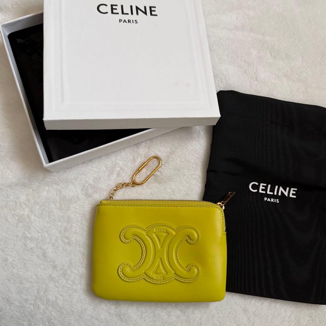 CELINE セリーヌ ケース イエロー