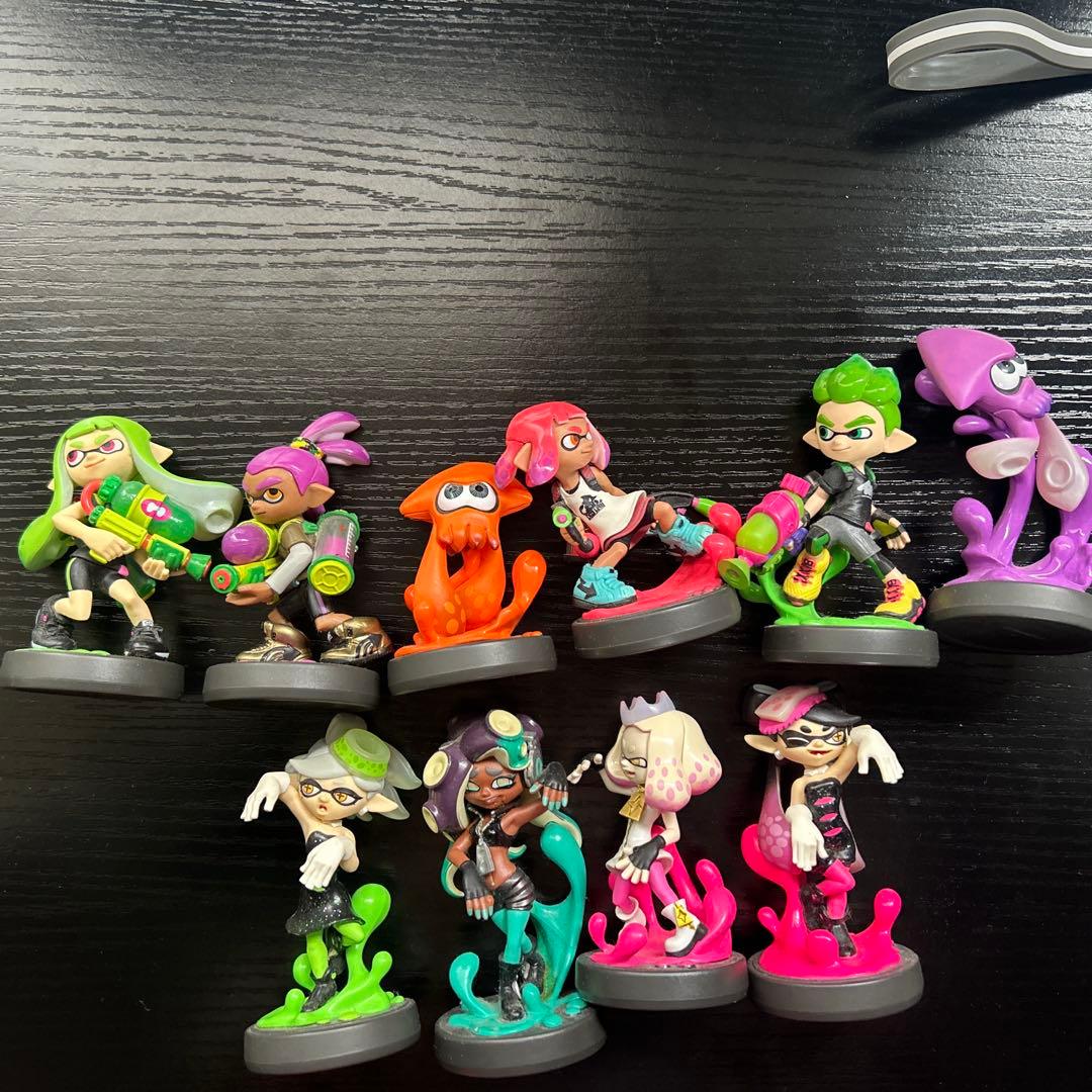 スプラトゥーン amiibo 10種 【内3種限定カラー】