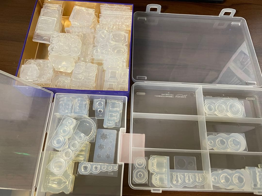 レジン、樹脂粘土用モールド詰め合わせ