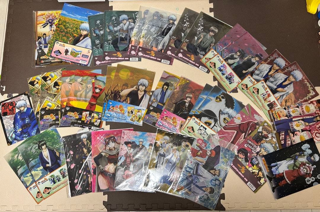 銀魂　クリアファイル　下敷き　フォルダー　坂田銀時　公式　カードダス　ウェハース