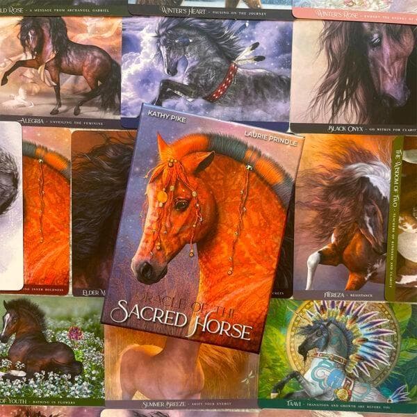 【正規品オラクルカード】超希少✨美しく幻想的な聖なる馬のオラクル