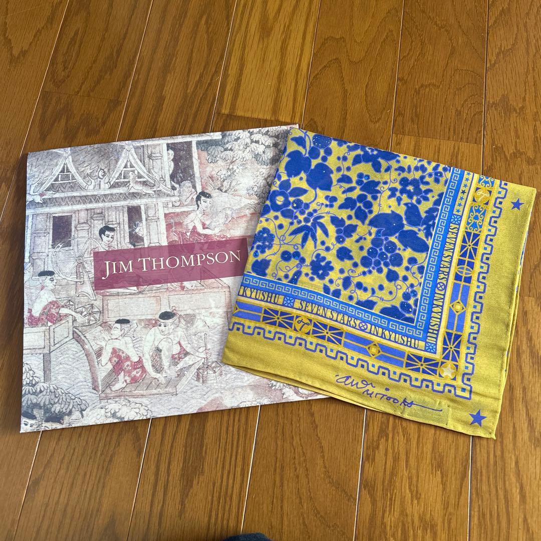 【新品】【レア】JIM THOMPSON スカーフ　ななつ星in九州グッズ