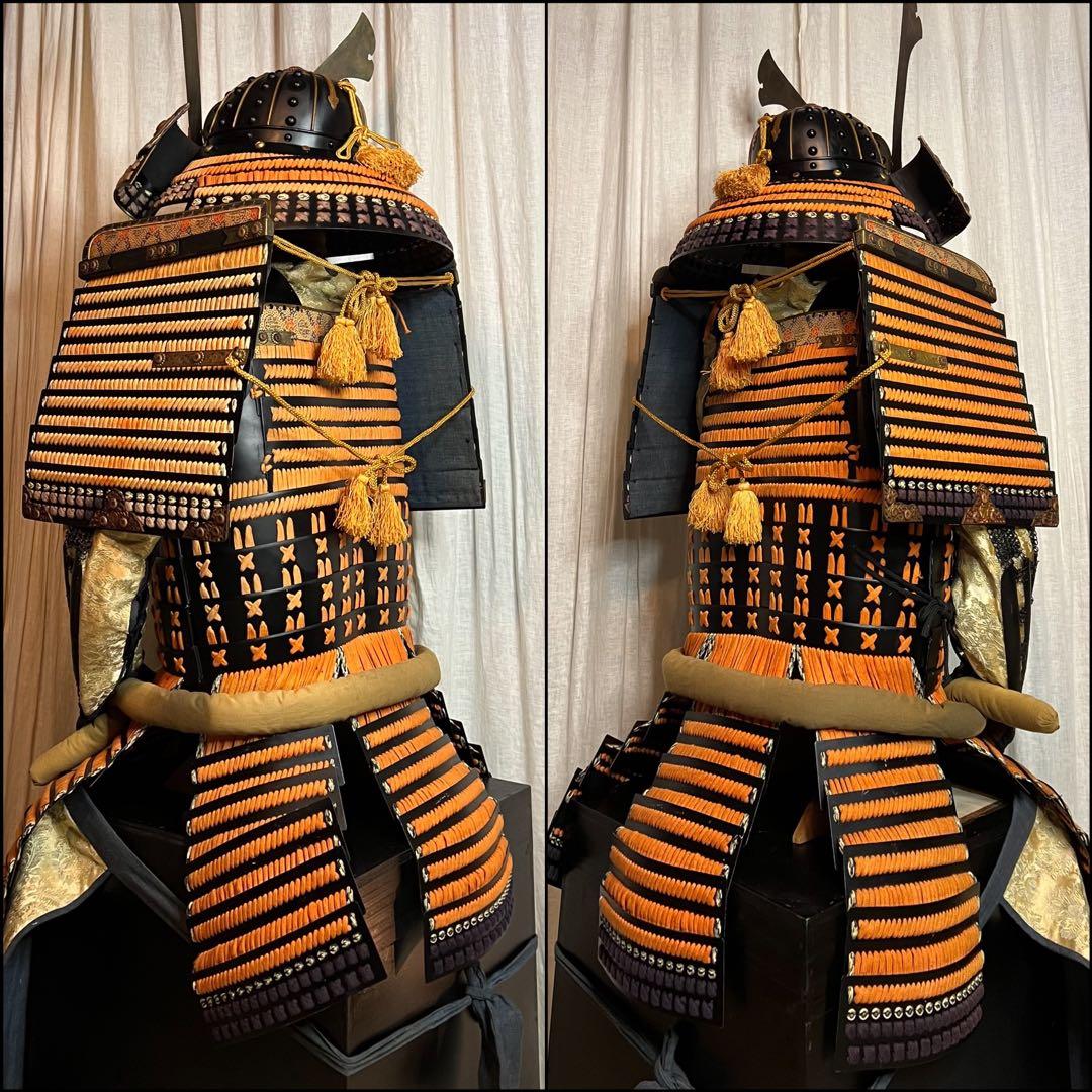 【BLACK】美品！丸武産業製　日本 甲冑 鎧 一式『清掃除菌 済』