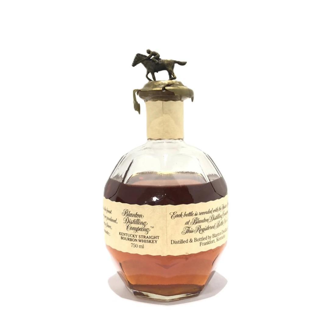 オールドボトル ブラントン 2/2/89 巾着＆タグ付 液面低下 キャップ割れR