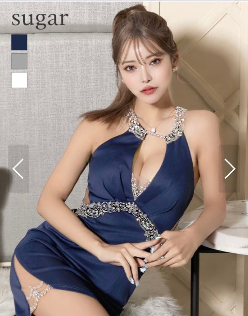 Sugar ドレス　XS ネイビー