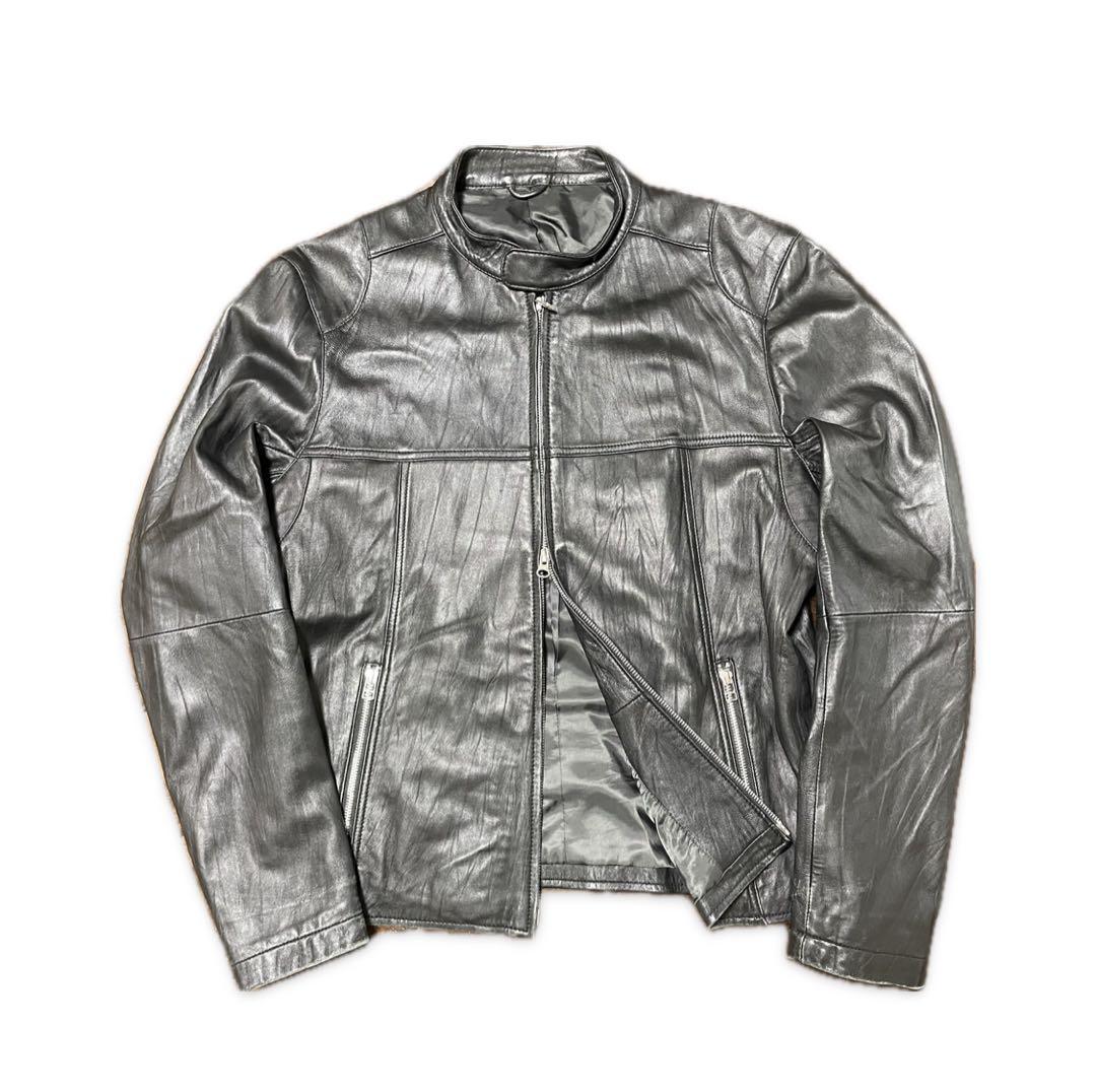 ジャケット・アウター 00s UNIQLO sheep skin single riders