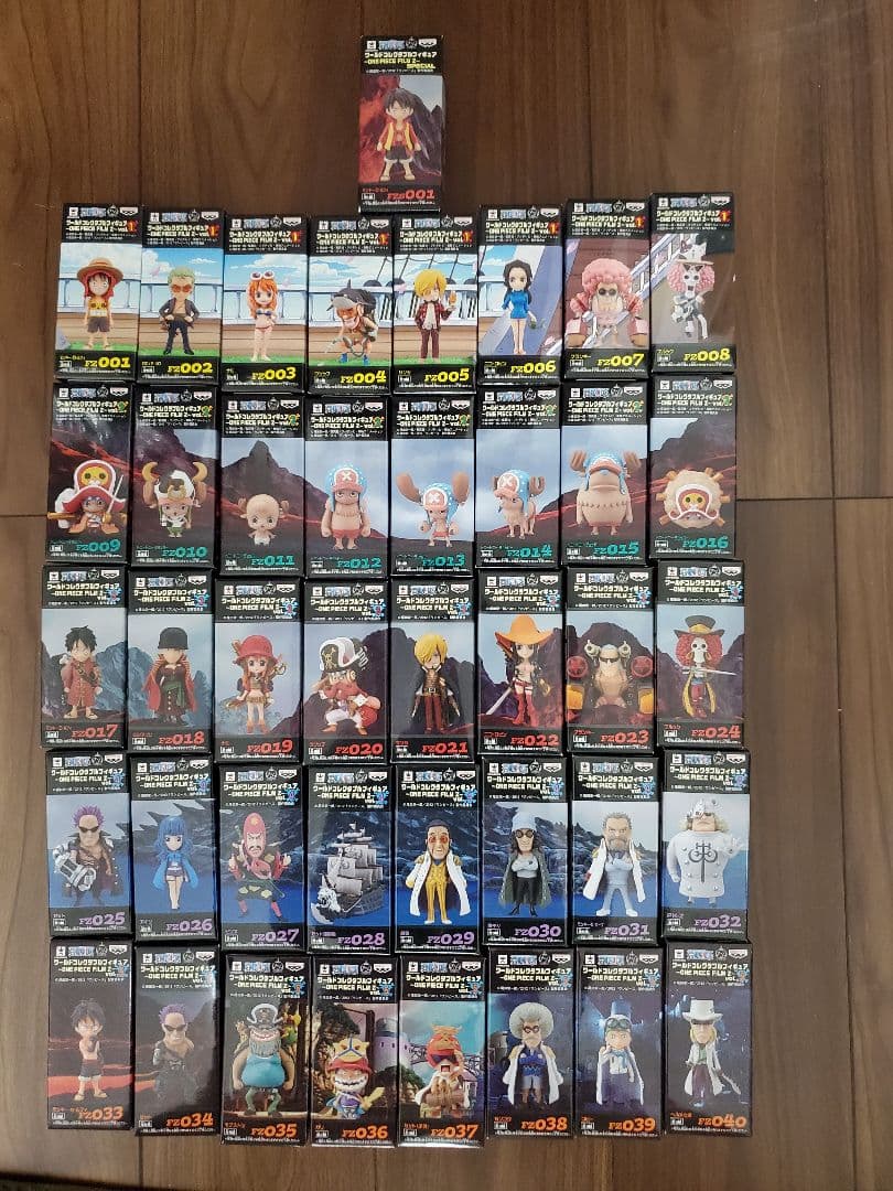 ワンピースワーコレフィルムZフルコンプセット 41体 未開封