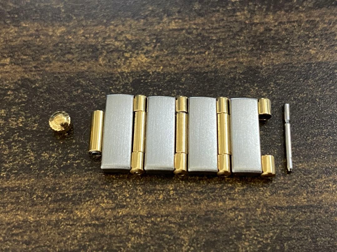 オメガ コンステレーション 純正コマ YG×SS 幅12ｍｍリューズおまけ