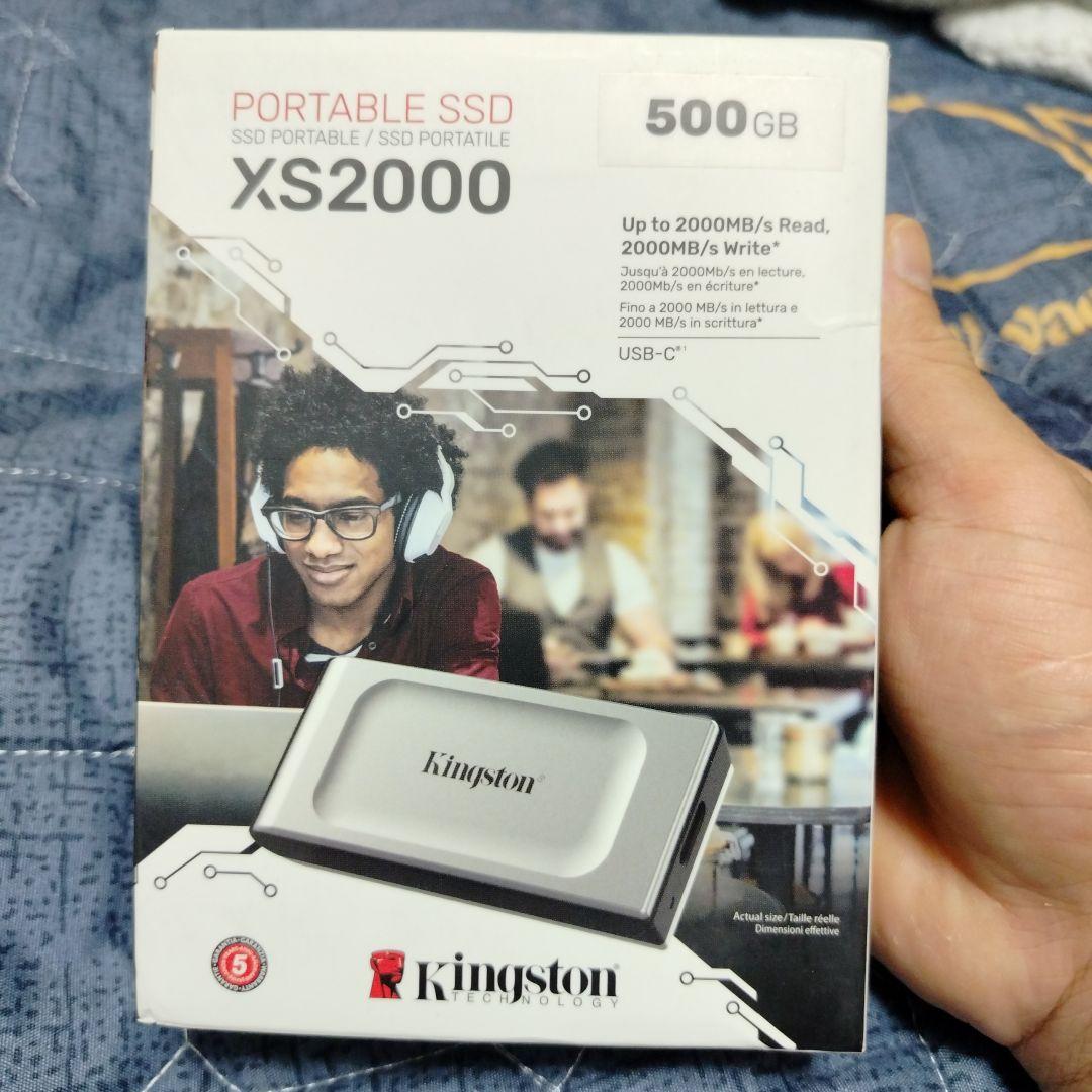 Kingston XS2000 ポータブルSSD 500GB