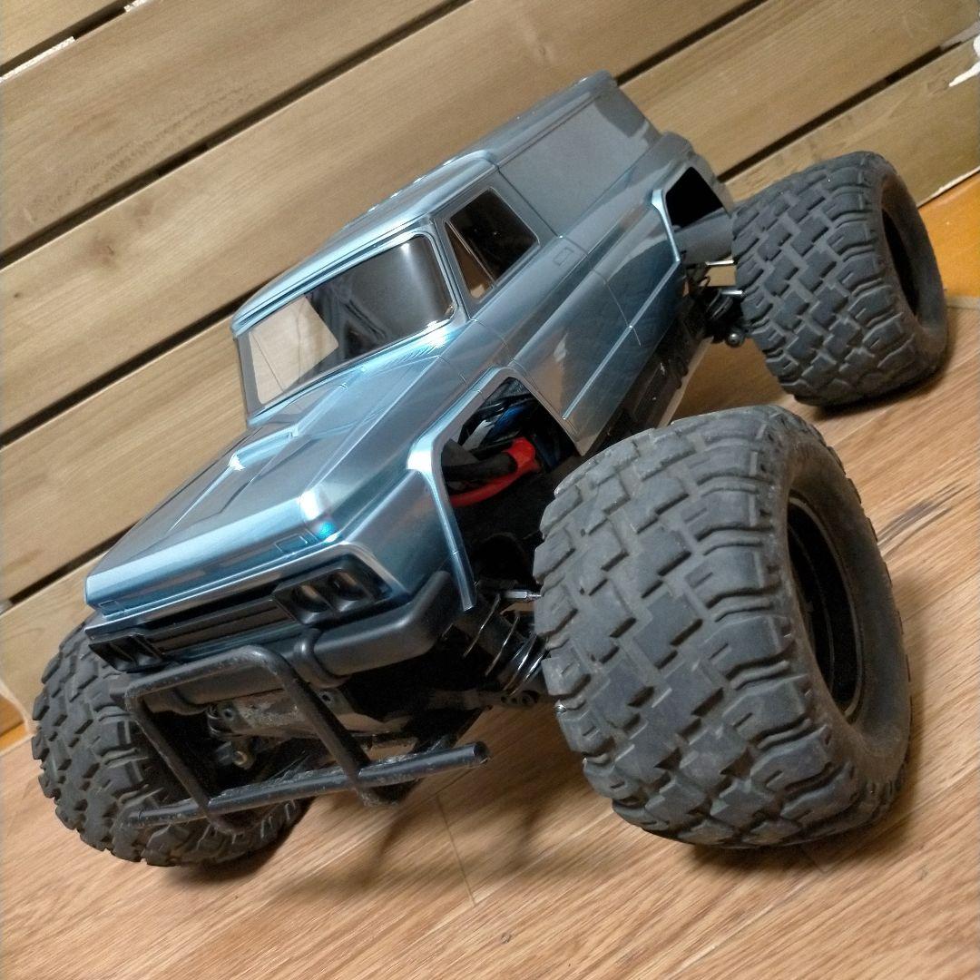 未使用！マッドワゴン　 ボディのみ　京商　ランクル60風　ブルーメタリック