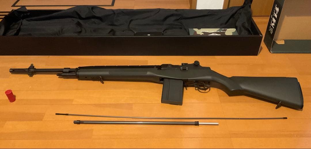 【ジャンク品】電動エアーガン　M14 スコープなどセット