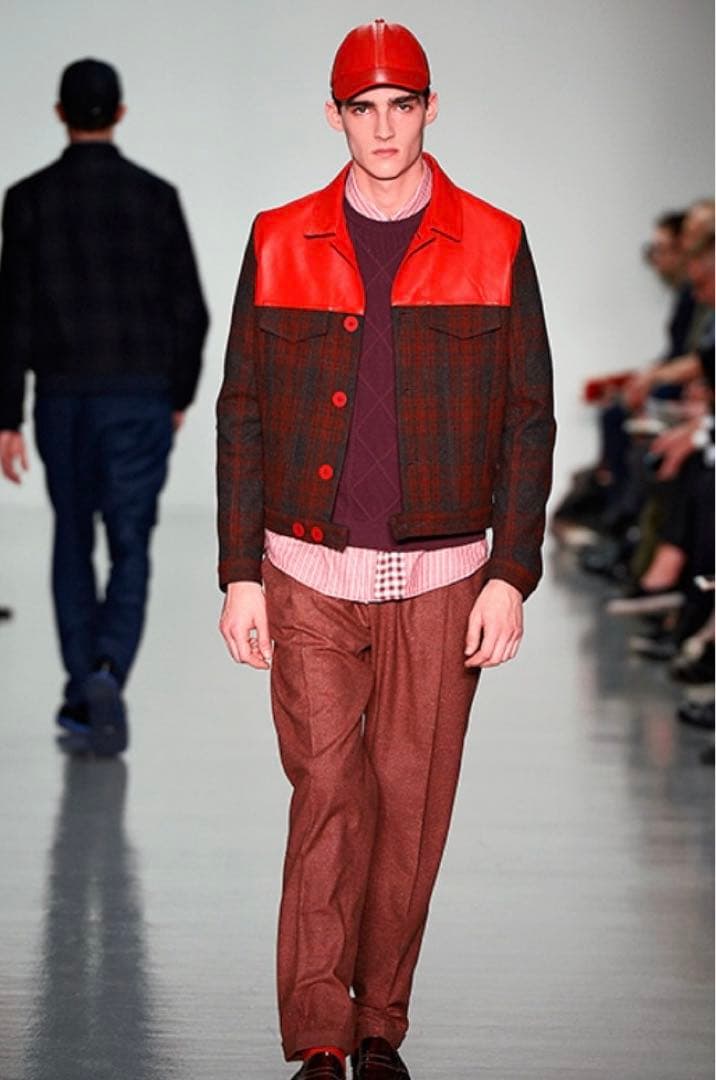 【RICHARD NICOLL】シープスキン×ウール　ジャケット　UK36/M