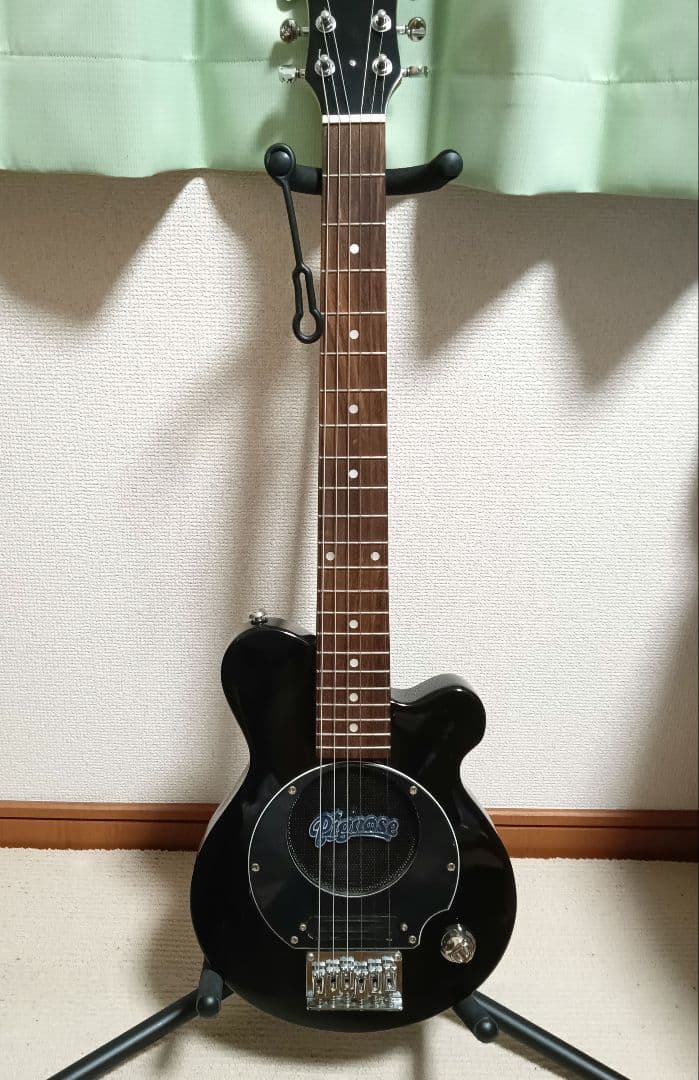 Pignose ピグノーズ アンプ内蔵ミニギター ブラック ソフトケース付き