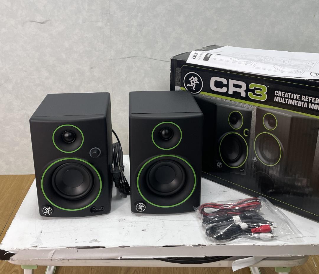 Y♢338 MACKIE モニタースピーカー ペア　CR3 未使用品