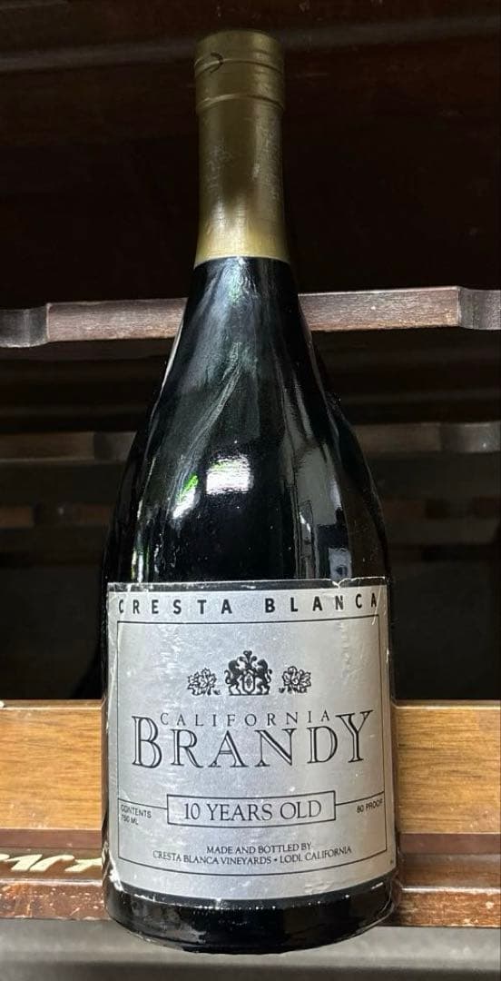 【まさに幻の、ブランデー】クレスタブランカ　カルフォルニアブランデー