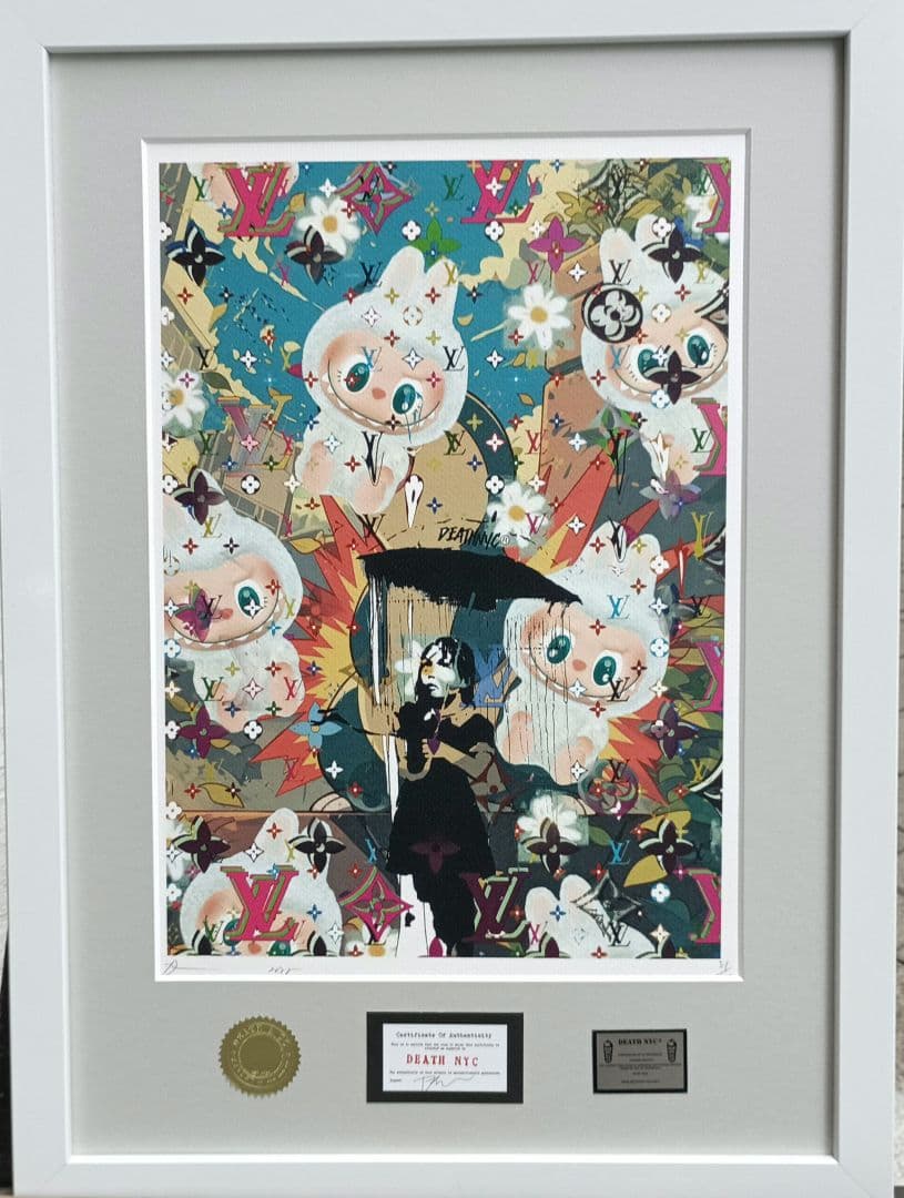 DEATH NYC BC672 サイン、ナンバー、COAあり