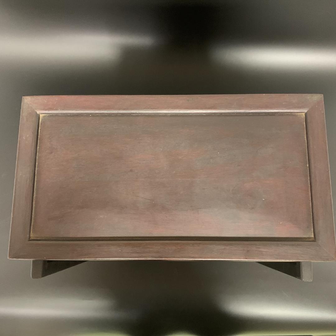 木製装飾キャビネット 扉付き 小引き出し 七抽斗 浮彫 彫刻