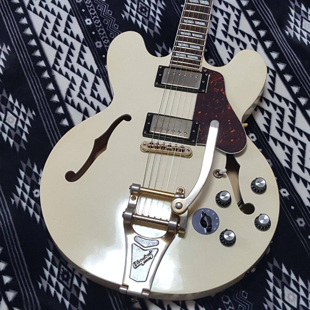 （非常に希少）2011年製エピフォン ES-345 AW ビグスビー付き