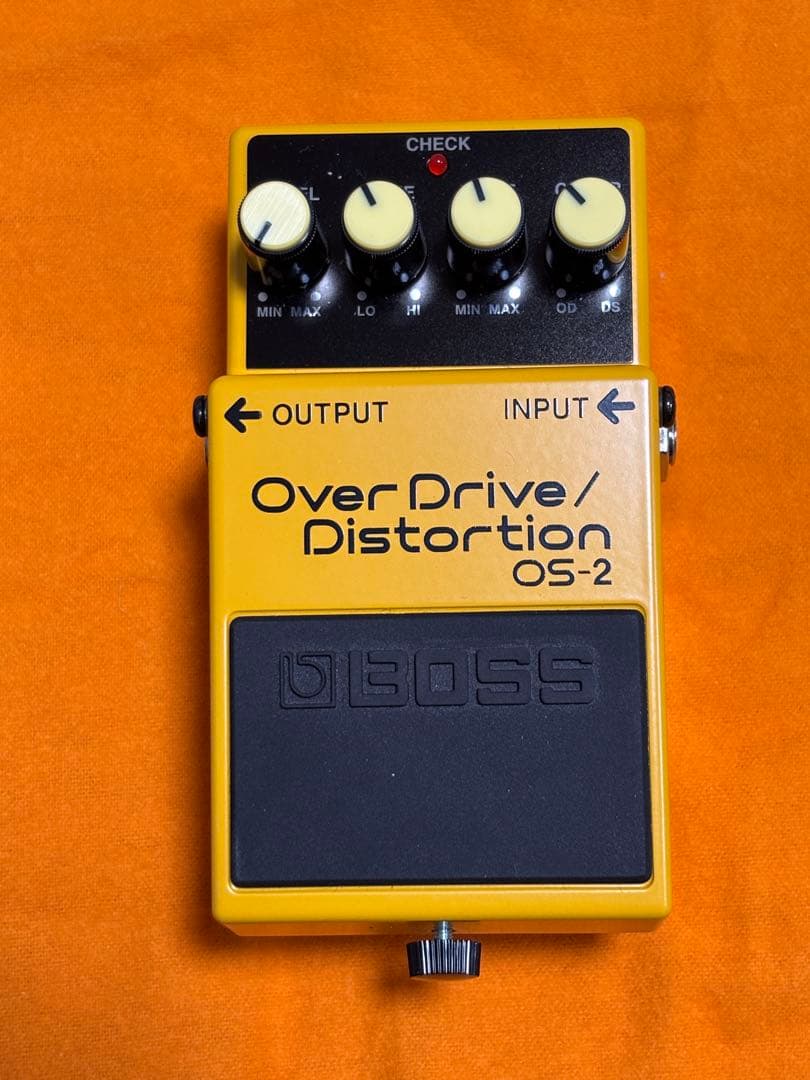 BOSS OS-2 Over Drive/Distortion 箱 説明書あり