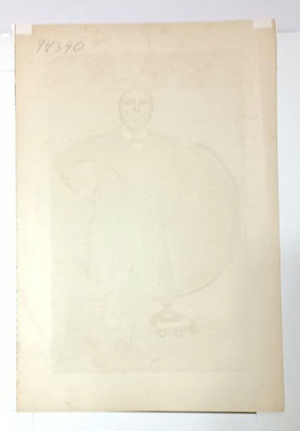 額装品　クロモリトグラフ　VANITY FAIR 1905年「天文学者」レア作品