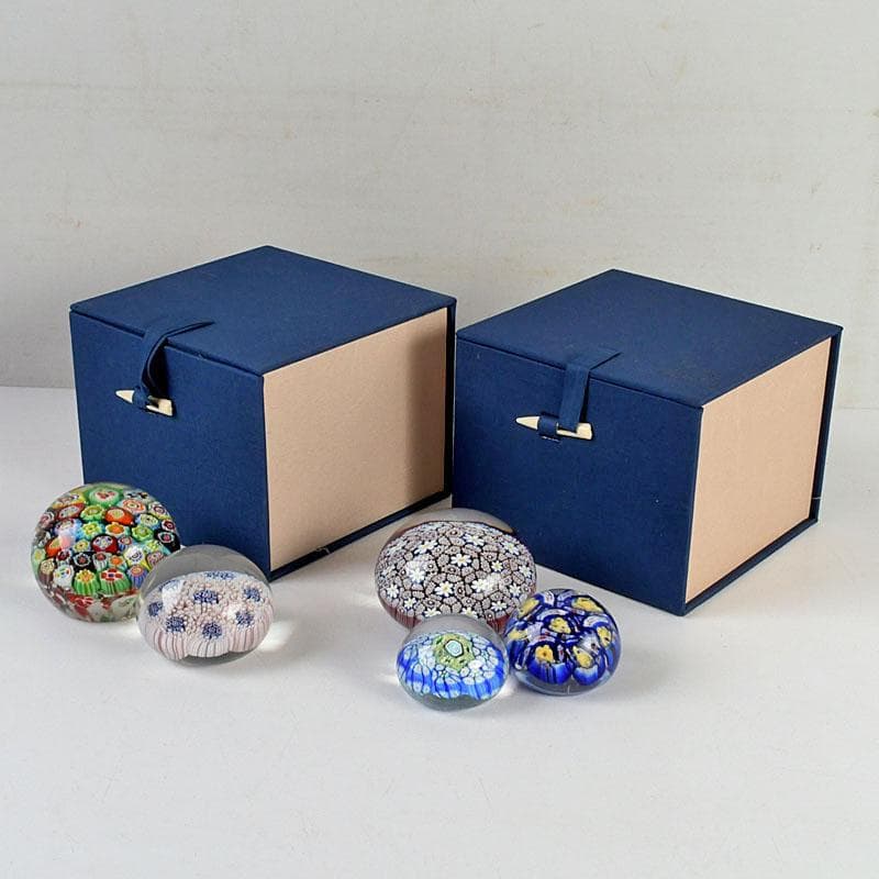 ムラーノガラス　ベネチアンガラス　ペーパーウェイト　5点まとめて　V　9431