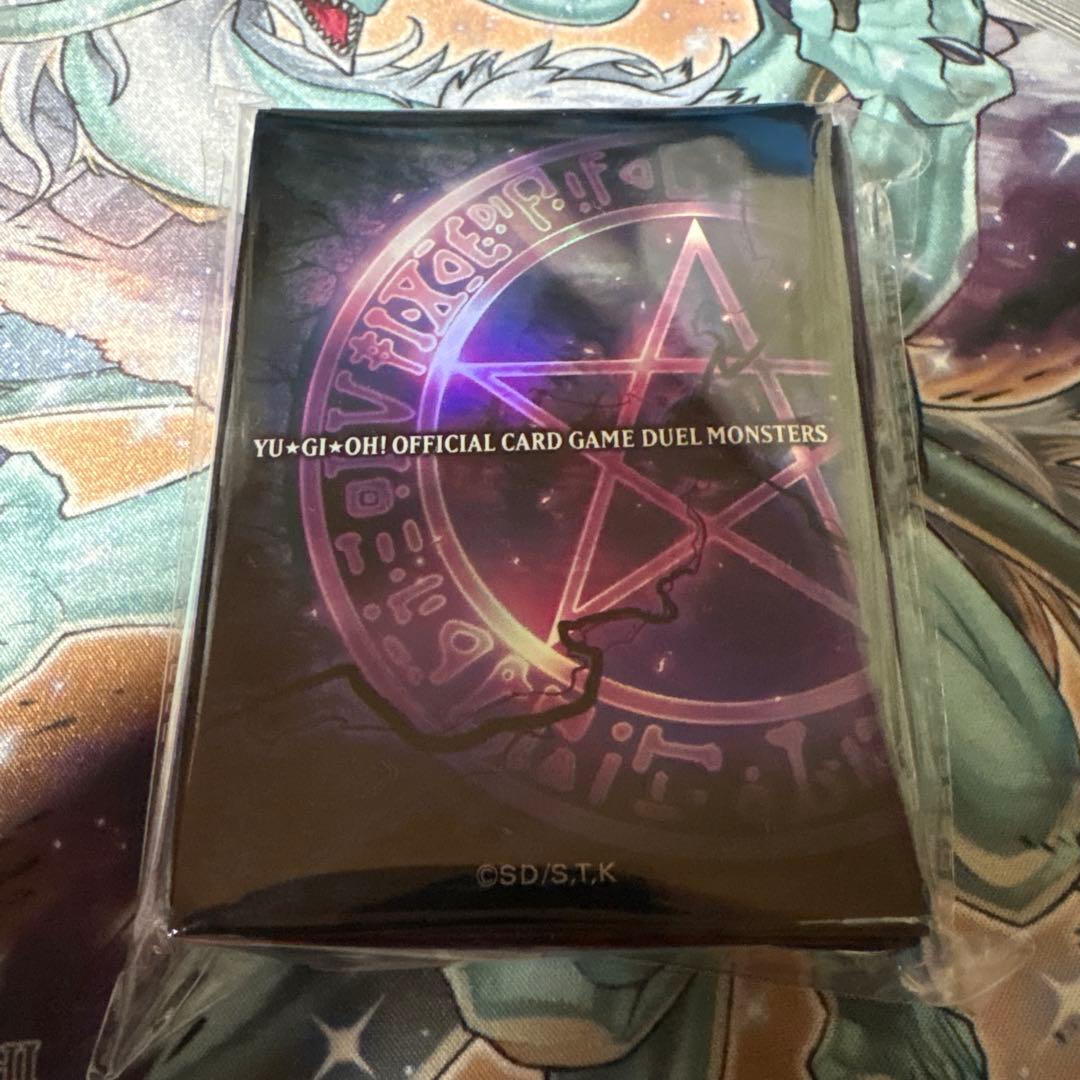 遊戯王　ycsj 上位賞　スリーブ　紫　魔法陣