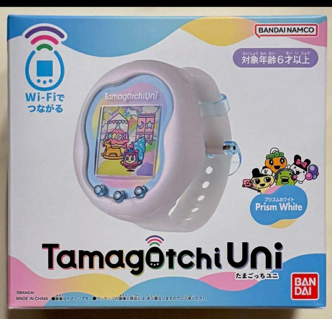 Tamagotchi Uni Prism White たまごっち ユニ プリズム