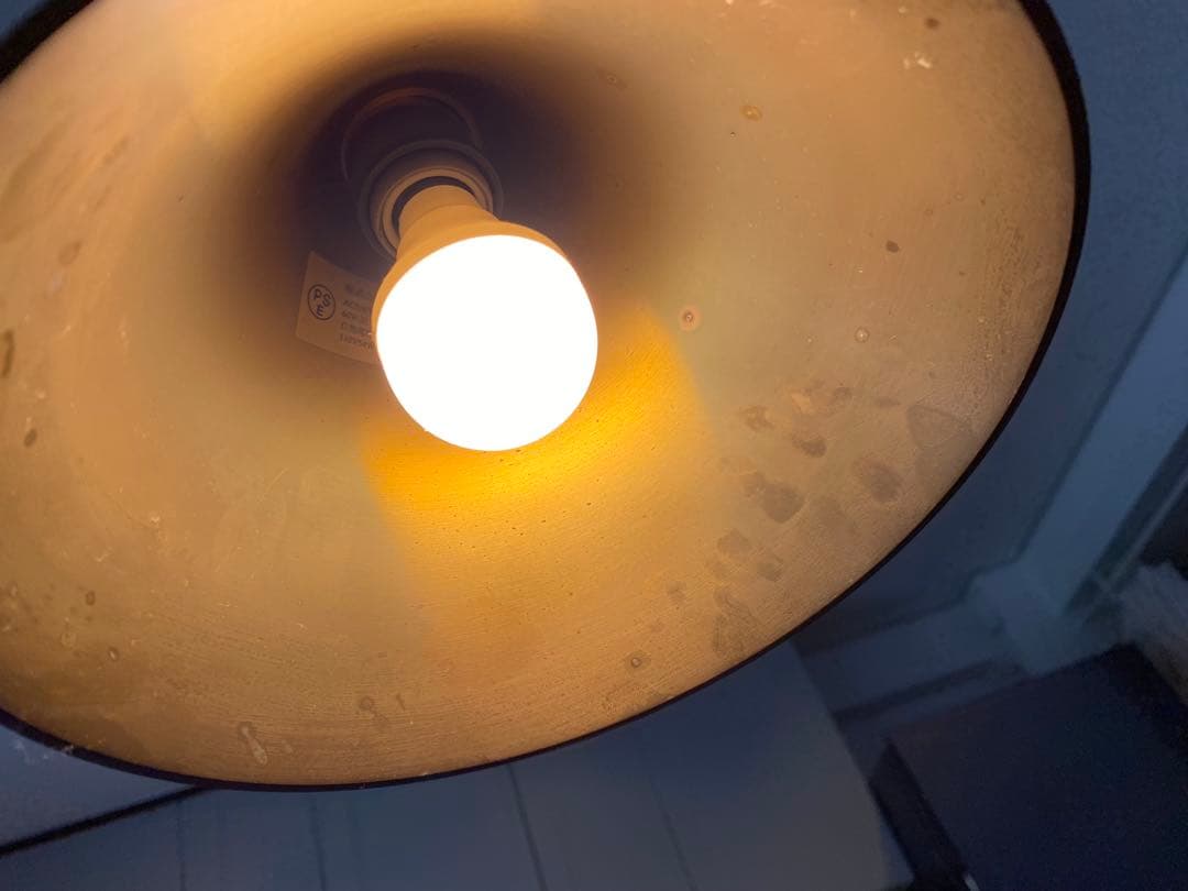 akaryo555 フタガミペンダントランプ 円錐 鍛金 黒ムラ2個セット