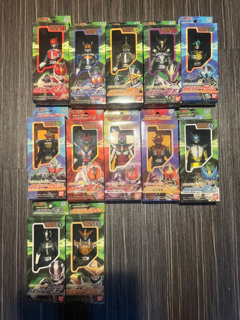 仮面ライダー電王ライダーヒーローシリーズ　ソフビ 12体セット