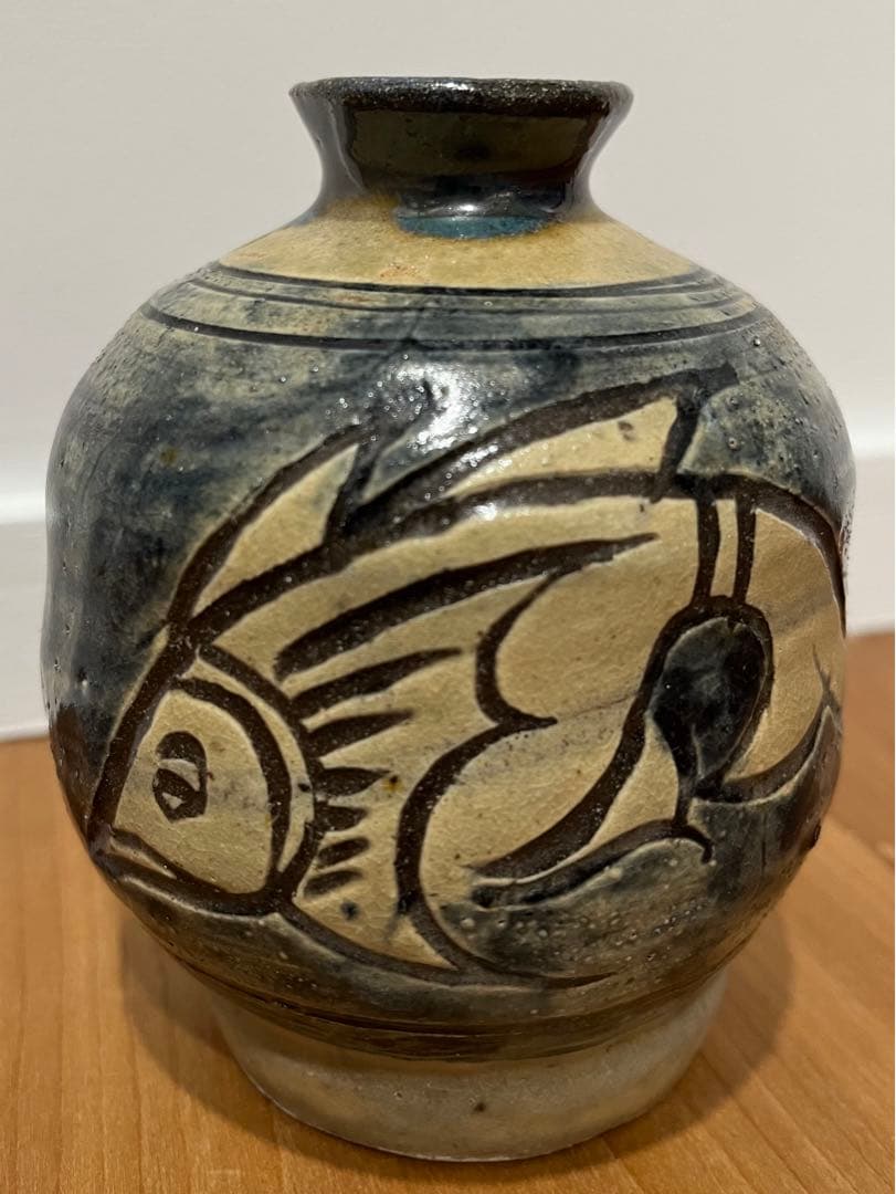 金城次郎　徳利　人間国宝