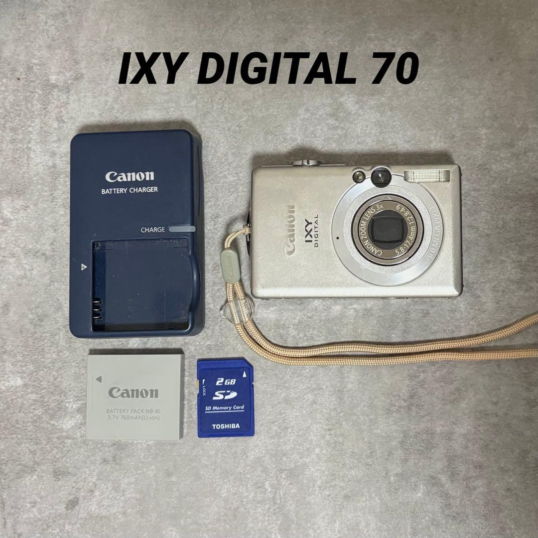 【動作確認済】Canon IXY DIGITAL 70 コンパクトデジタルカメラ