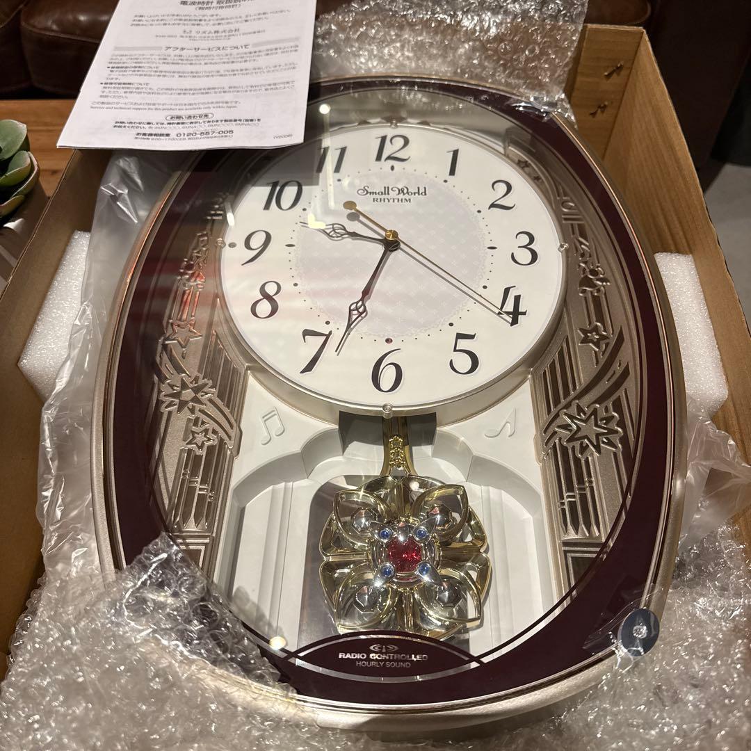 【新品未使用】Small World Rhythm 振り子時計