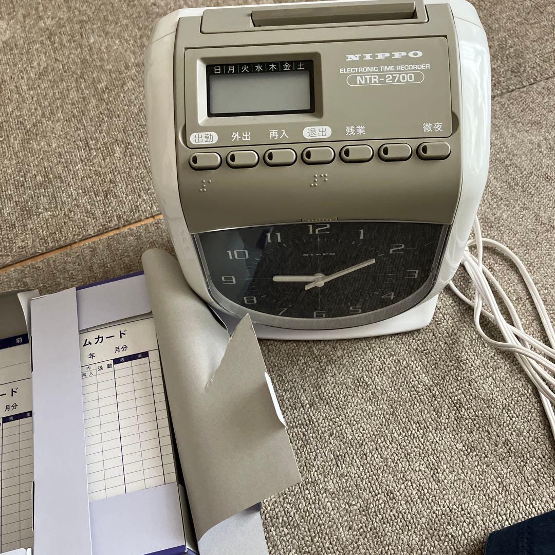 NIPPO NTR-2700 電子タイムレコーダー