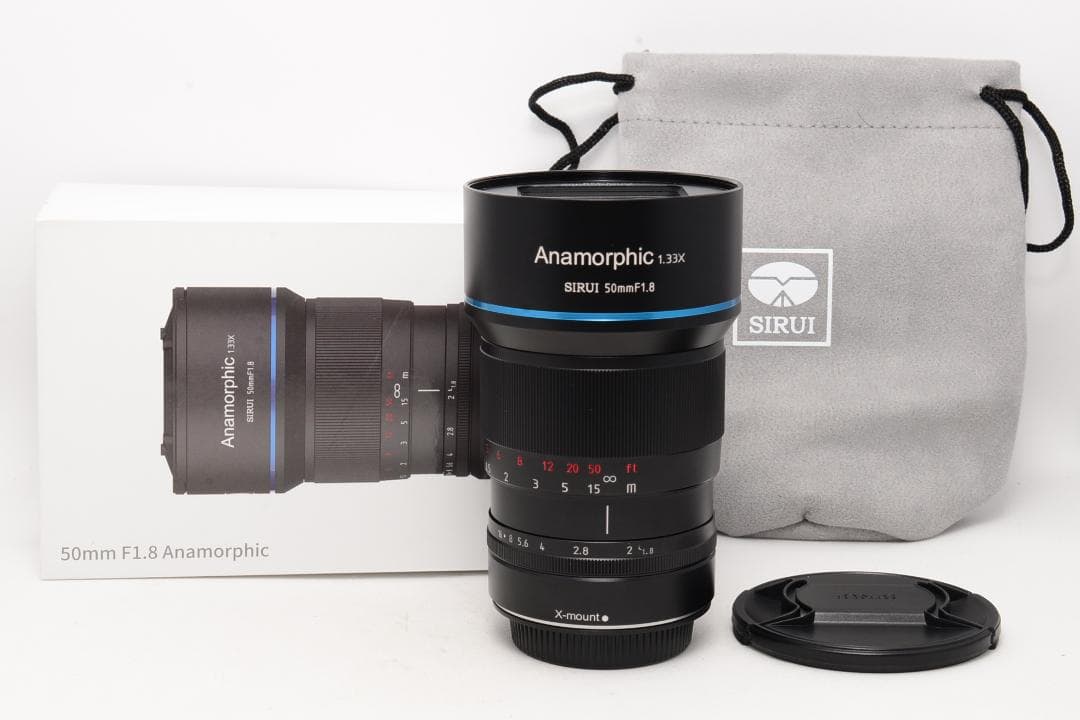 新品級　シルイ　SIRUI 50mm f1.8 1.33X Xマウント