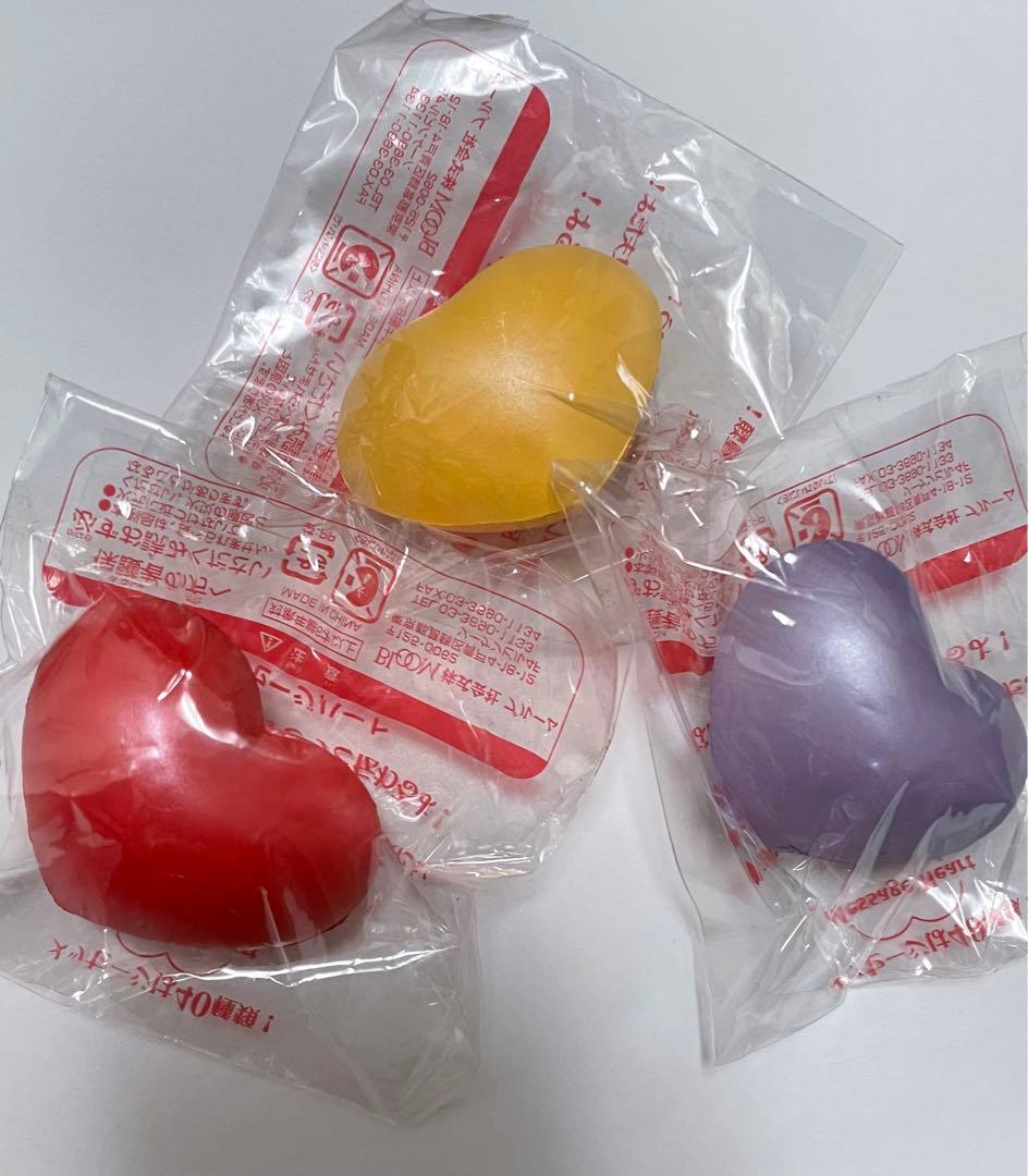 ブルーム　ハート　スクイーズ　3個セット