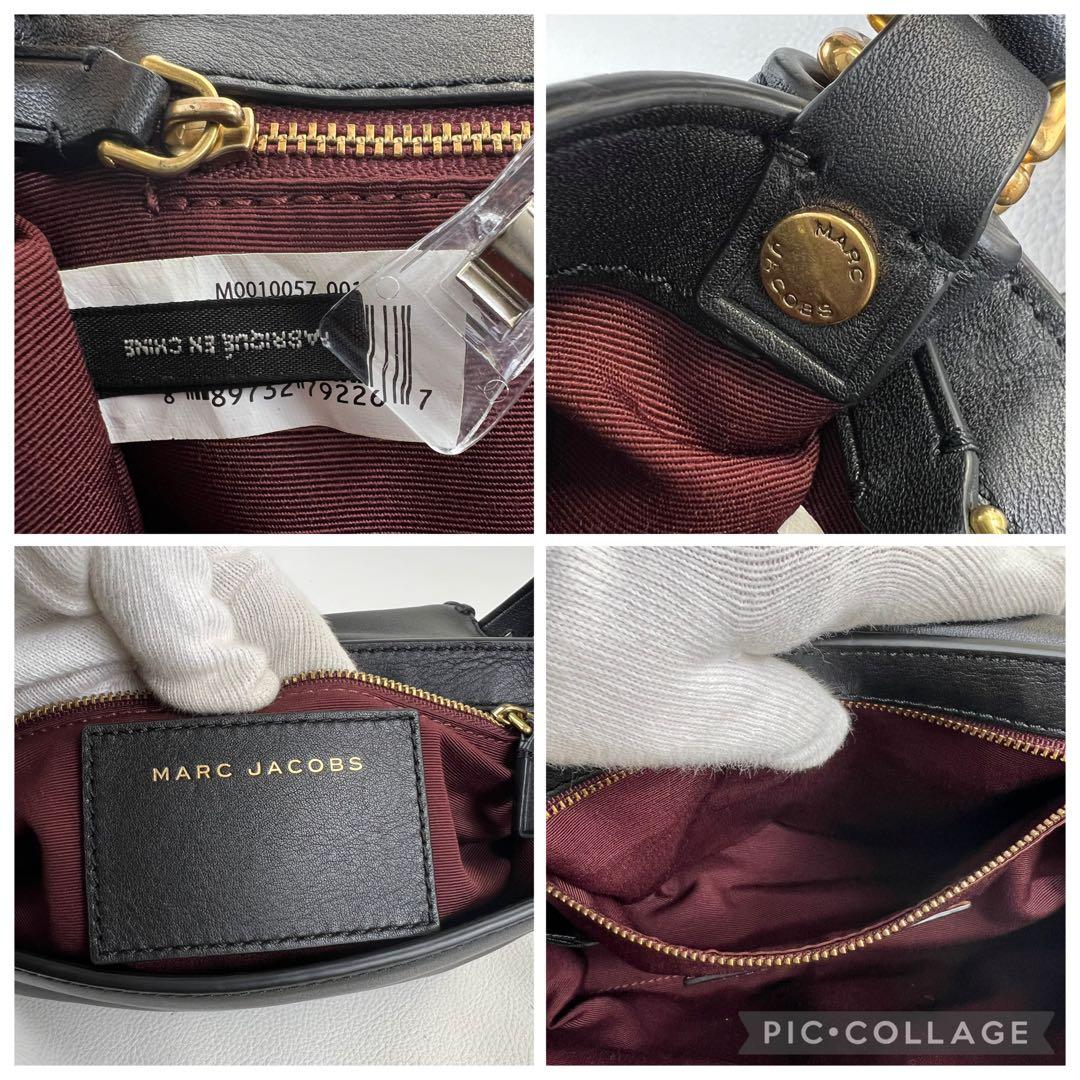 【美品✨2way】マークジェイコブス ショルダーバッグ NOHO 本革 ブラック