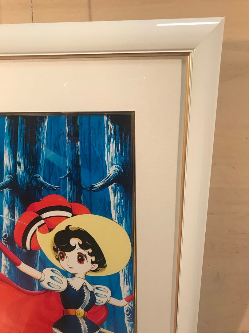 手塚治虫「戦いの時」ピエゾグラフ・キャンバス仕様　版上サイン・作品証明シール有り