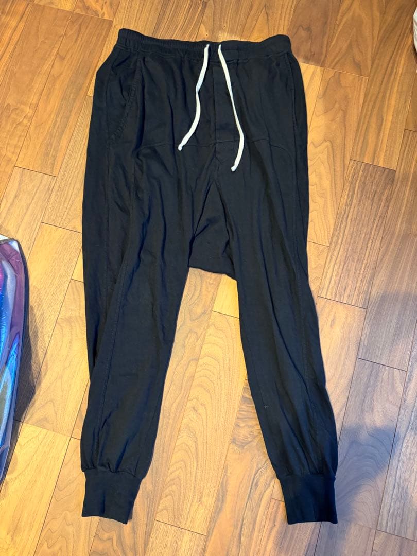 リックオウエンス ダークシャドウ プリズナードローストリング サルエルパンツ S