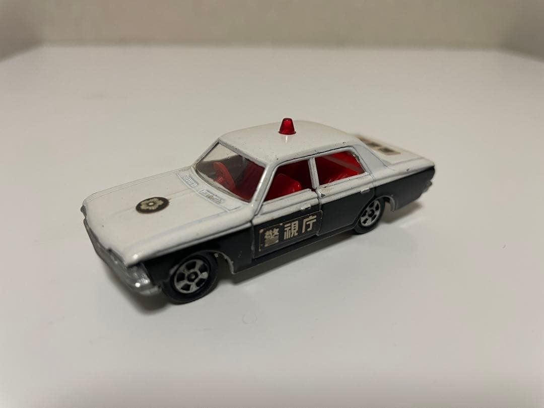 トミカ 初期　クラウン　パトカー　1Aホイール　4-1-1 黒箱　日本製