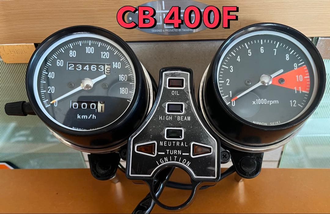 CB400Fメーター・タコメーターセット ヨンフォア