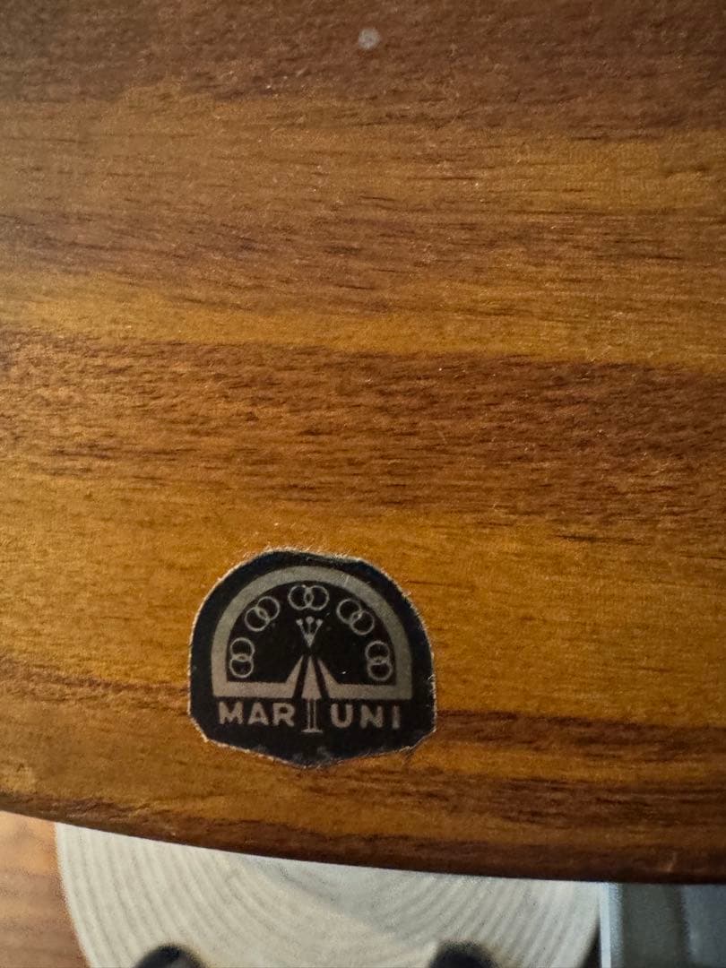 オールドマルニ maruni 1960年代 マガジンラック 孔雀ロゴ