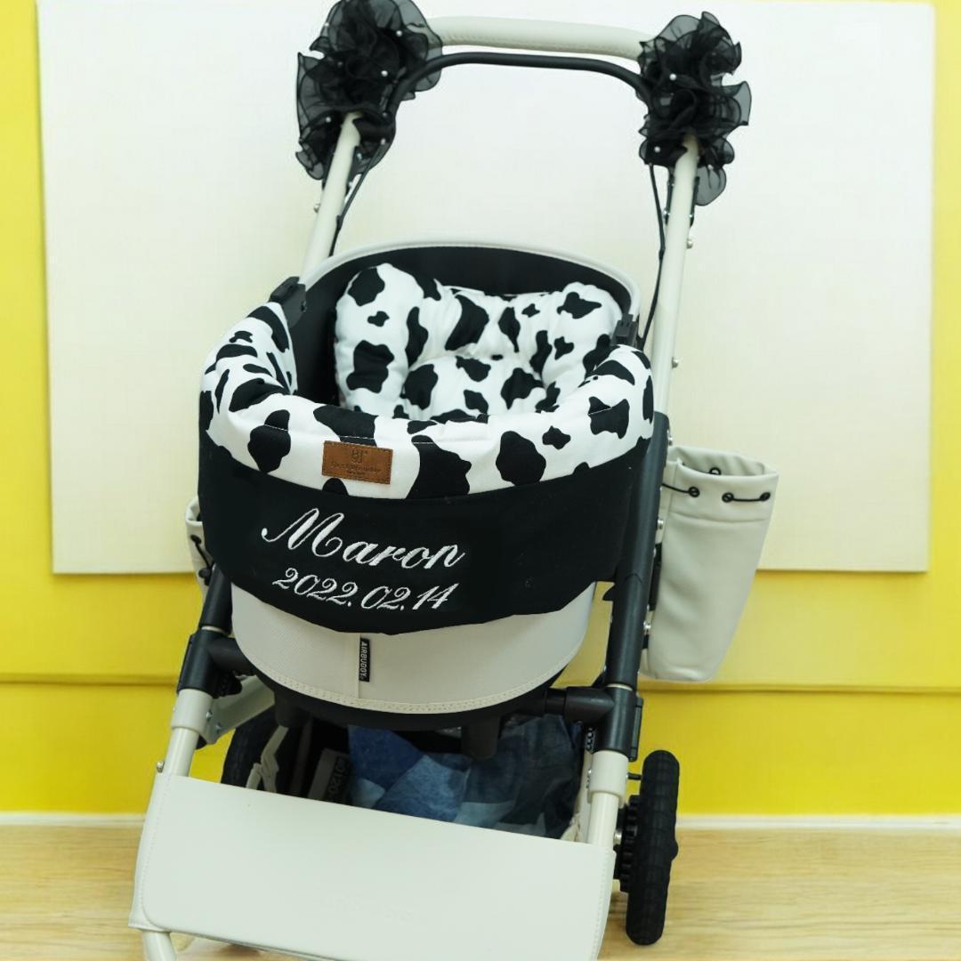 刺繍あり　3点セット あごのせ　まくら　マット　コンフォーター　ペットカート