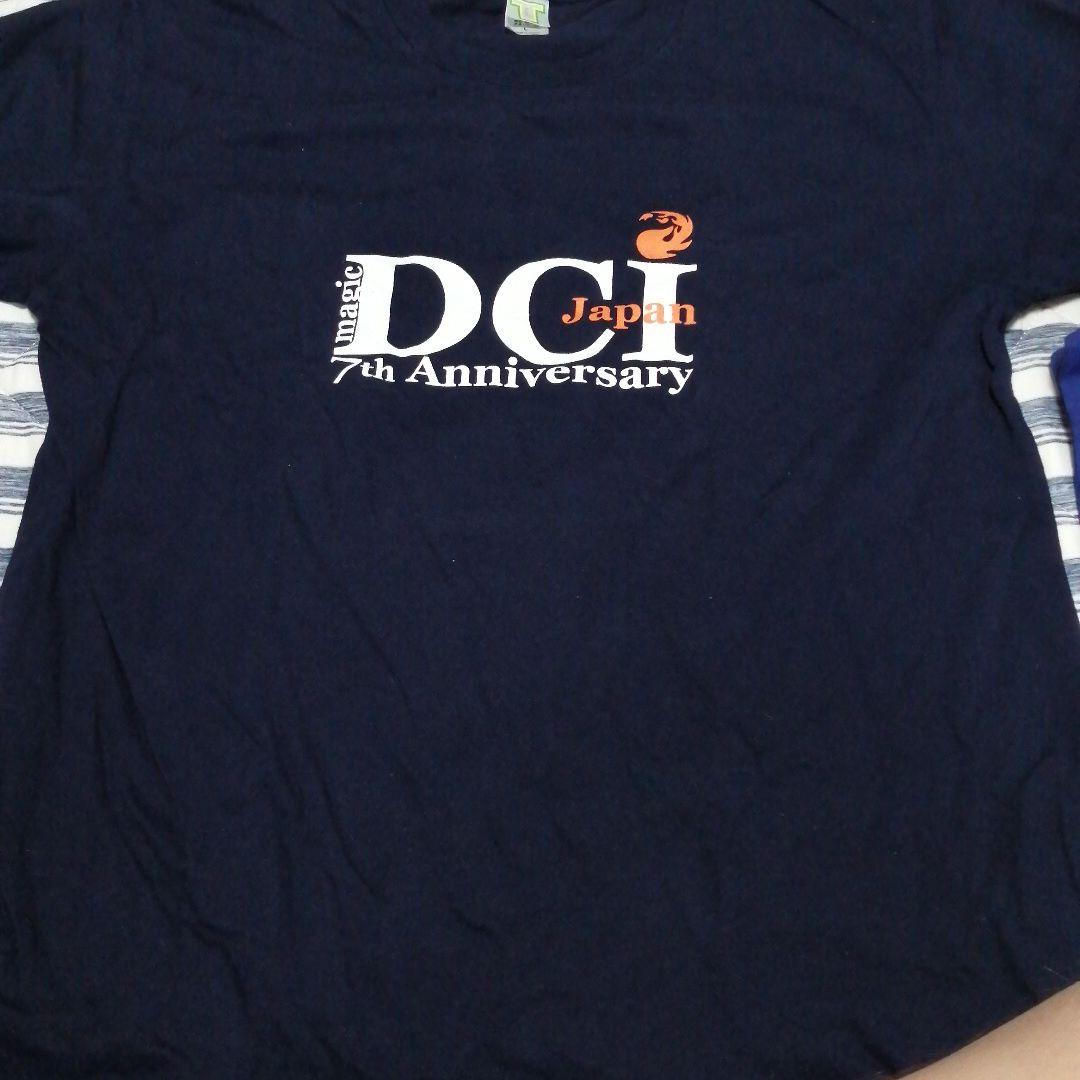 MTG DCIジャパン7周年　閉鎖　Tシャツ　赤　紺Lサイズ　激レア