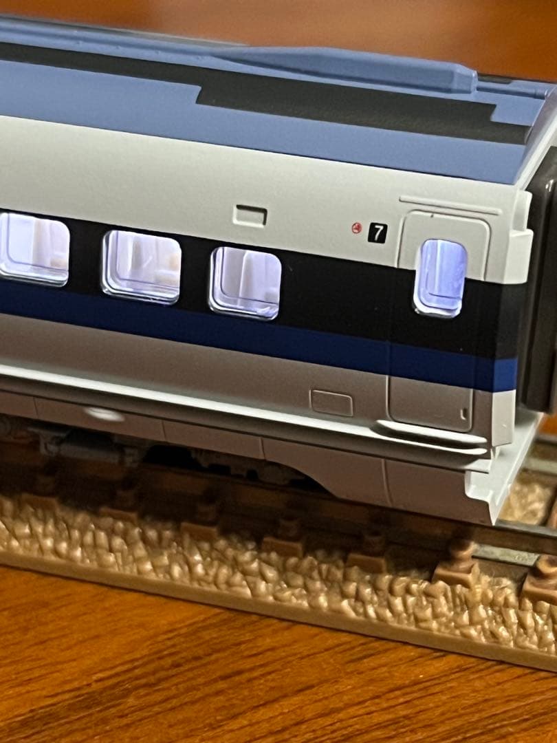 500系新幹線 12両　kato ライト室内灯点灯動力動作確認済