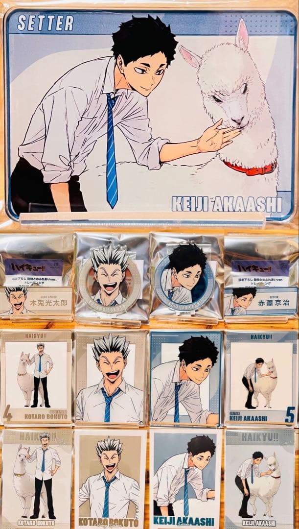 018【新品】ハイキュー 木兎 光太郎 赤葦 京治 東武動物公園 特典 非売品